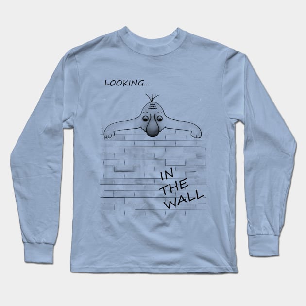 looking for the wall. Long Sleeve T-Shirt by Virginia Picón